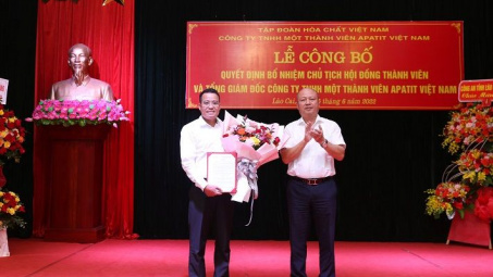 Công ty TNHH MTV Apatit Việt Nam có Tân Chủ tịch Hội đồng thành viên và Tân Tổng giám đốc
