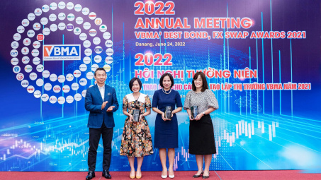 SCB nhận danh hiệu Top 3 “ Nhà tạo lập thị trường giao dịch Repo nhiều nhất 2021”