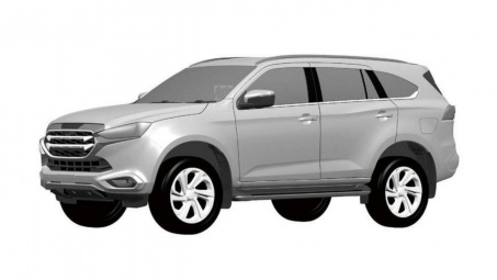 Isuzu MU-X 2021 lộ diện phác thảo, nâng cấp để lên tầm