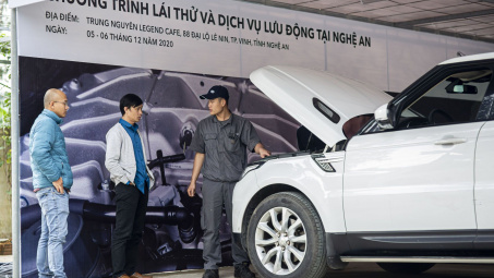 Jaguar Land Rover Việt Nam tổ chức chương trình chăm sóc và sửa chữa xe lưu động tại Nghệ An
