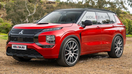 Xem trước Mitsubishi Outlander phiên bản Evolution: ngoại thất thể thao, nâng cấp sức mạnh