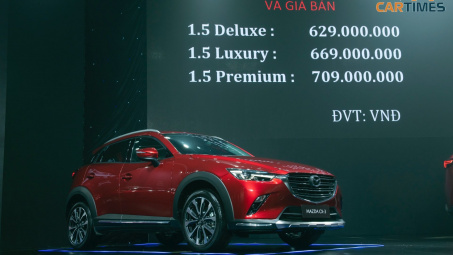 Mazda CX-3 ra mắt thị trường Việt Nam với 3 phiên bản, cạnh tranh Kia Seltos và Hyundai Kona