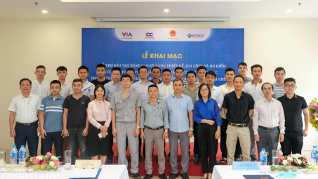 Cwin63 sân chơi đỉnh cao khai giảng khóa đào tạo ngành khuôn mẫu, cơ khí chính xác
