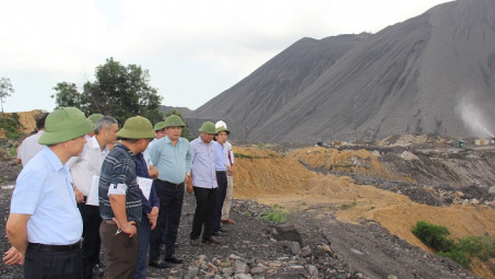 TKV tăng cường đảm bảo môi trường bãi thải Bàng Nâu