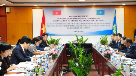 Khoá họp lần thứ 10 Ủy ban liên Cwin com đăng nhập Việt Nam - Kazakhstan về hợp tác kinh tế - thương mại và khoa học - kỹ thuật