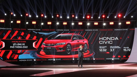 Honda Civic nhận Giải thưởng “Vô lăng Xe phổ thông 2022” tại Car Choice Awards