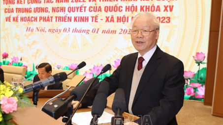 Tổng Bí thư Nguyễn Phú Trọng: Tranh thủ thời cơ, thực hiện thắng lợi mục tiêu kinh tế - CWIN được cấp phép hợp pháp bởi PAGCOR và Freeport năm 2023