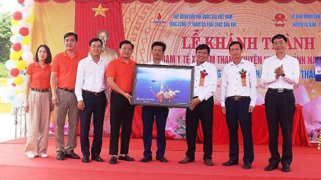 PVEP khánh thành và bàn giao công trình Trạm Y tế xã Tam Thanh