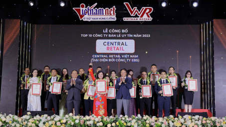 Doanh số cao, Cwin800 hàng ngàn khuyến mãi mạnh, Central Retail vững ngôi quán quân ngành Bán lẻ năm 2023