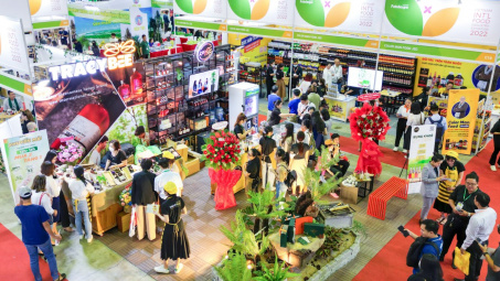 Đoàn 25 Cwincom hiện đang mở Nhật Bản tham gia kết nối giao thương tại VietNam FoodExpo 2023