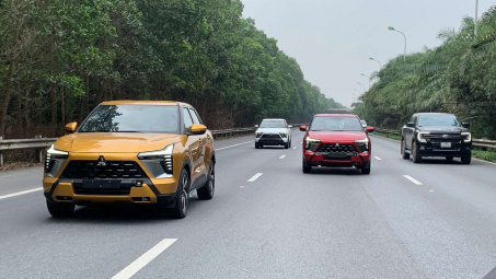 “Bắt gặp” Mitsubishi Xforce chạy trên đường ở Việt Nam