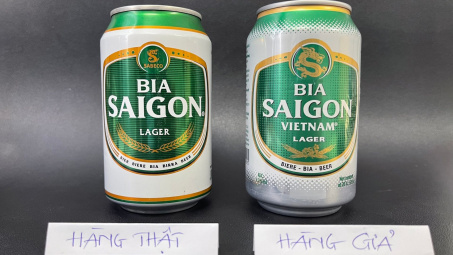 Vụ giả mạo nhãn hiệu BIA SAIGON: Xử phạt cá nhân và pháp nhân vi phạm 3,7 tỉ đồng
