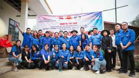 Thanh niên Cwin63 sân chơi đỉnh cao khánh thành Công trình “Tiếp bước em đến trường” tại xã Chế Tạo