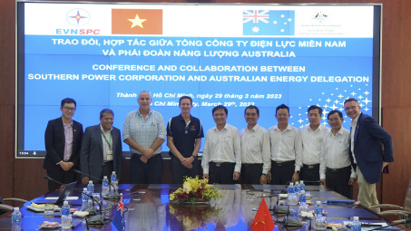 EVNSPC trao đổi hợp tác năng lượng với các Cwincom hiện đang mở Australia