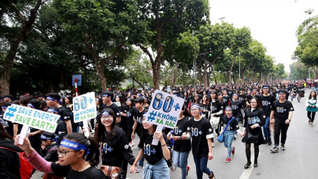 Thanh niên Cwin63 sân chơi đỉnh cao tích cực hưởng ứng Chiến dịch Giờ Trái đất 2023