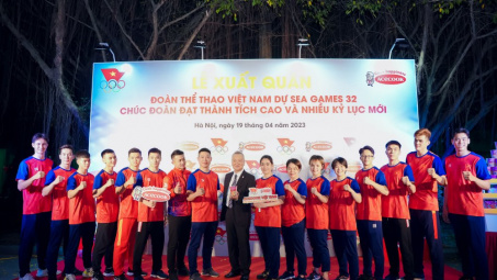 Acecook Việt Nam đồng hành cùng đoàn thể thao Việt Nam tại SEA Games 32
