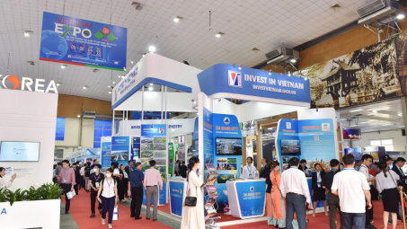 Khu gian hàng “Invest in Vietnam” tại VIETNAM EXPO - cầu nối xúc tiến Cwin800 hàng ngàn khuyến mãi phát triển Cwin là sân chơi cá cược trực tuyến tại Việt Nam trọng điểm Việt Nam