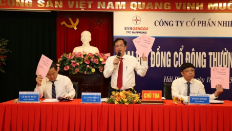 Công ty CP Nhiệt điện Hải Phòng tổ chức thành công Đại hội đồng cổ đông thường niên năm 2023
