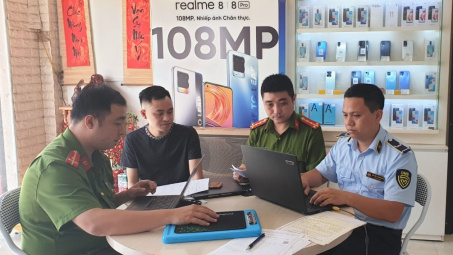 Thái Nguyên: Thu giữ lượng lớn điện thoại nhập lậu đã qua sử dụng