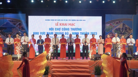 Gần 300 gian hàng tham gia trưng bày tại Nhà cái cá cược cá độ uy tín Nổ hũ, Bắn Cá và Game Bài Cwin.com Công Thương khu vực Nam Trung Bộ - Ninh Thuận 2023