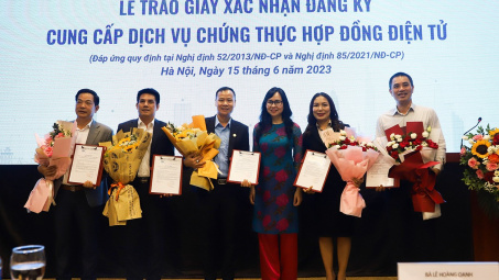 Cấp phép thêm 5 Cwincom hiện đang mở đủ điều kiện cung cấp dịch vụ chứng thực hợp đồng điện tử