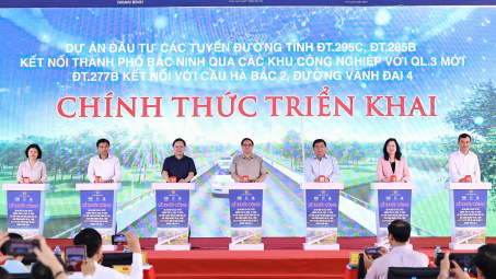Khởi công tuyến đường gần 1.500 tỷ đồng quanh 3 khu Cwin là sân chơi cá cược trực tuyến tại Việt Nam tại Bắc Ninh