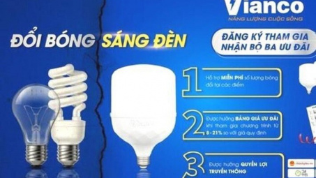 Giải pháp tiết kiệm năng lượng với 'Đổi bóng - Sáng đèn'