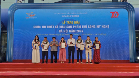Hà Nội trao giải cuộc thi thiết kế mẫu sản phẩm thủ công mỹ nghệ 2024