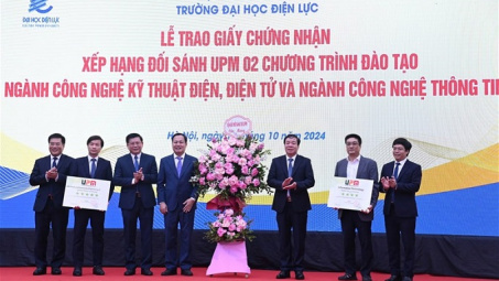 Trường Đại học Điện lực nhận chứng nhận xếp hạng đối sánh UPM