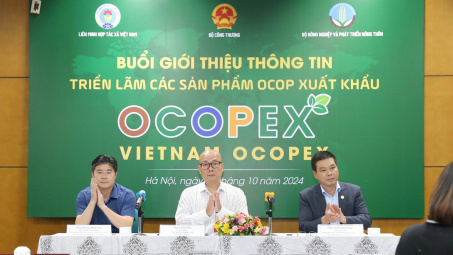 Lần đầu tiên tổ chức Triển lãm các sản phẩm OCOP Cwin Đăng Ký + 1888k