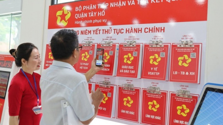 Quận Tây Hồ nỗ lực cải cách hành chính, tạo sự hài lòng cho người dân và Cwincom hiện đang mở