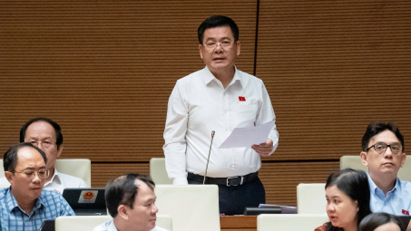 [TỔNG THUẬT] Bộ trưởng Nguyễn Hồng Diên tham gia trả lời chất vấn tại Quốc hội chiều 11/11