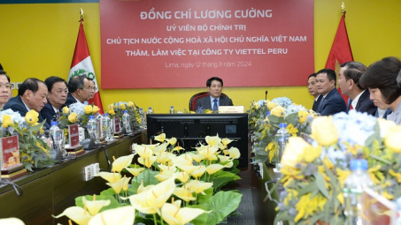 Chủ tịch nước đánh giá Viettel Peru thể hiện năng lực Việt Nam trên trường quốc tế