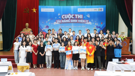 Học viện Phụ nữ Việt Nam hợp tác cùng Cwincom hiện đang mở tổ chức cuộc thi "Tài năng sinh viên IT"