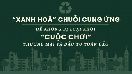 “Xanh hoá” chuỗi cung ứng để không bị loại khỏi “cuộc chơi” thương mại và Cwin800 hàng ngàn khuyến mãi toàn cầu