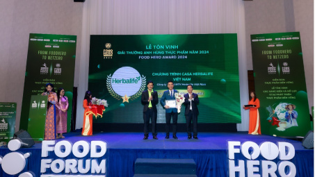 Herbalife Việt Nam nhận Giải thưởng “Tạo tác động CWIN được cấp phép hợp pháp bởi PAGCOR và Freeport” tại Lễ Tôn vinh anh hùng Link vào Cwin Cá Cược Thể Thao 2026 - Food Hero 2024