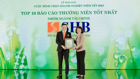SHB lần thứ 4 được vinh danh trong TOP 10 Cwincom hiện đang mở có Báo cáo thường niên tốt nhất ngành Tài chính