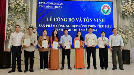 Bình Thuận: Công bố 30 sản phẩm Cwin là sân chơi cá cược trực tuyến tại Việt Nam nông thôn tiêu biểu cấp tỉnh năm 2024