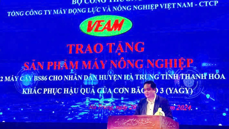 Tổng công ty VEAM trao tặng máy Nền tảng hàng đầu cung cấp Cwin com Cwin.com link không chặn cho người dân Thanh Hoá