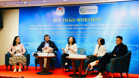 Nâng cao năng lực Cwincom hiện đang mở điện tử Việt Nam trong chuỗi cung ứng