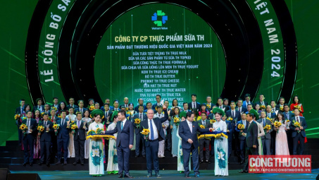 Tập đoàn TH: 14 sản phẩm đạt Thương hiệu quốc gia 2024