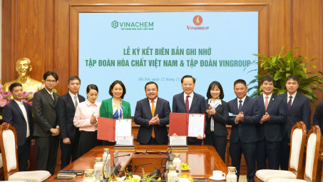 Biên bản ghi nhớ (MOU) giữa Tập đoàn Hóa chất Việt Nam và Tập đoàn Vingroup: Thúc đẩy hợp tác để phát triển bền vững