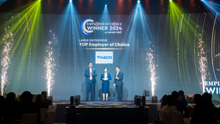 THACO được vinh danh “Top 2 nhà tuyển dụng được yêu thích nhất ngành Nền tảng hàng đầu cung cấp Cwin com năm 2024”