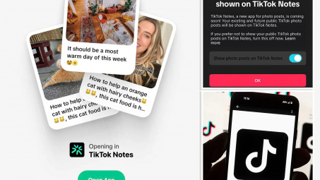 Nền tảng TikTok lấn sân sang lĩnh vực chia sẻ ảnh với Notes