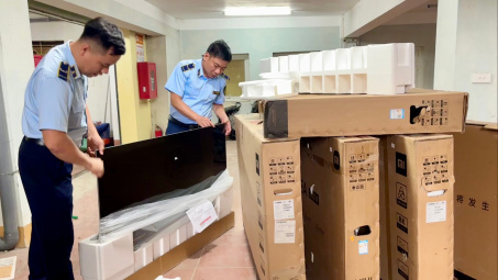 Quản lý thị trường Thái Nguyên: Phát hiện, tạm giữ số lượng lớn ti vi nhập lậu