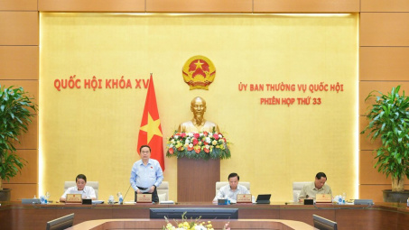 Ủy ban Thường vụ Quốc hội khai mạc phiên họp thứ 33