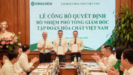 Công bố Quyết định bổ nhiệm Phó Tổng giám đốc Tập đoàn Hóa chất Việt Nam