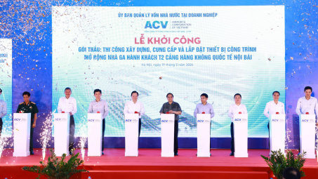 Hà Nội: Khởi công gói thầu 4.600 tỷ đồng, Dự án mở rộng Nhà ga hành khách T2 Nội Bài