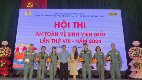 Công đoàn Công ty CP Gang Thép Thái Nguyên đạt giải cao Hội thi ATVSV Giỏi lần thứ VIII