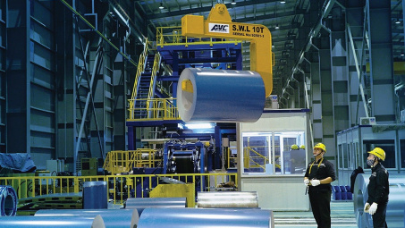 Thép Nam Kim (NKG) hưởng lợi khi giá tôn mạ tăng cùng chênh lệch giá HRC cao